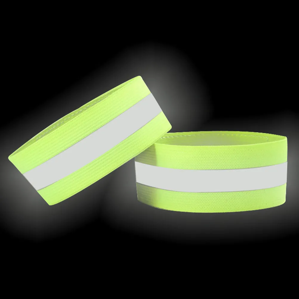 

8Pcs Reflective Wristbands Adjustable Luminous Bracelets for Running Cycling Outdoor Fitness Night Safety Visible Bands