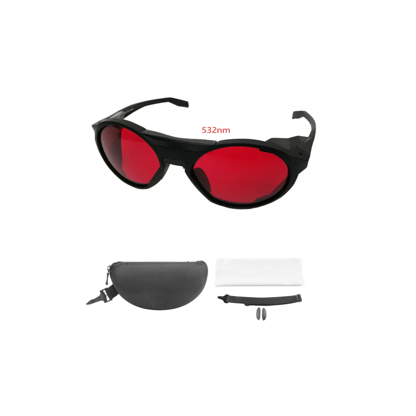 

1 шт. BP3266 532 нм очки с защитой от зеленого света лазерные защитные очки OD6 + с коробкой