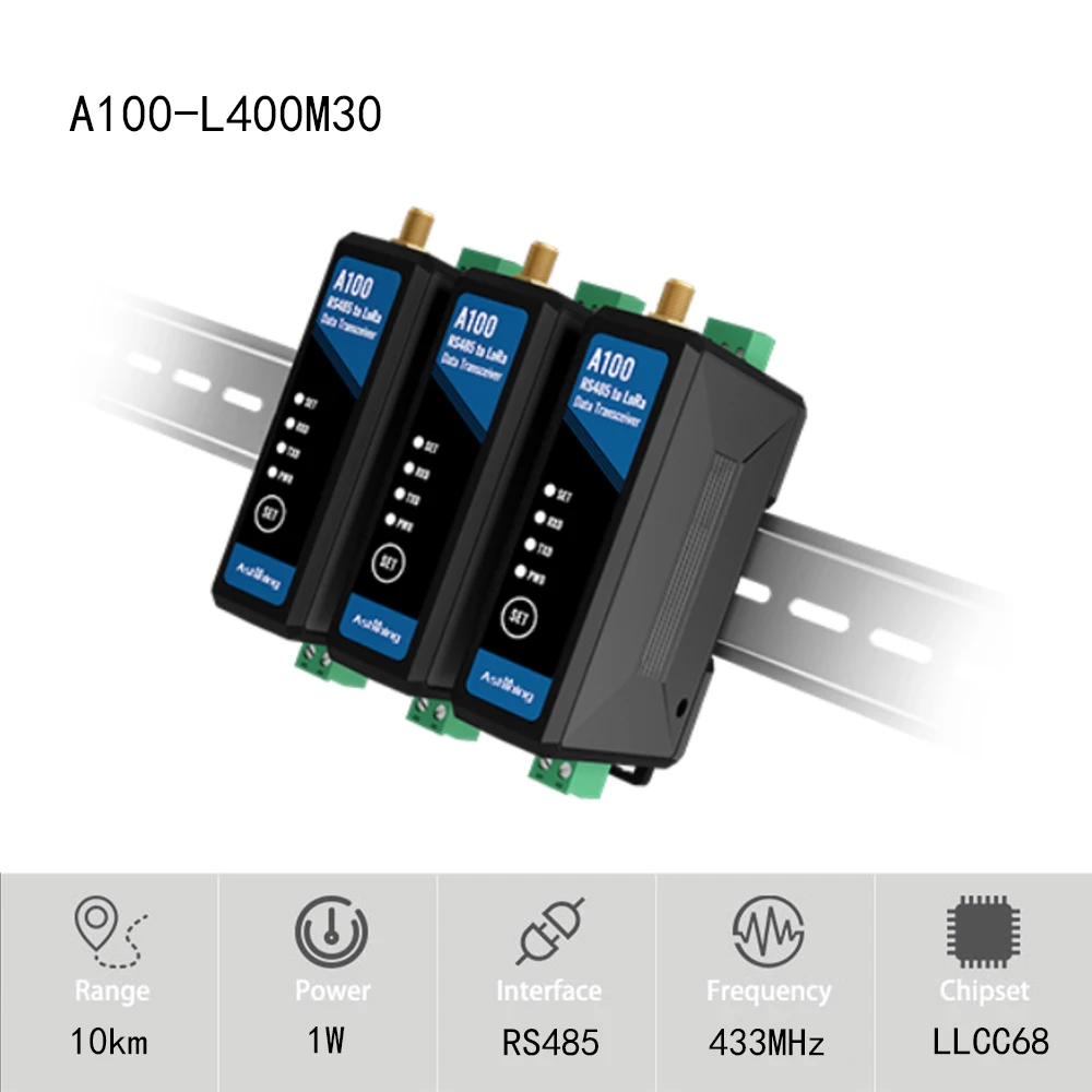 RS485 Lora Din-Rail…