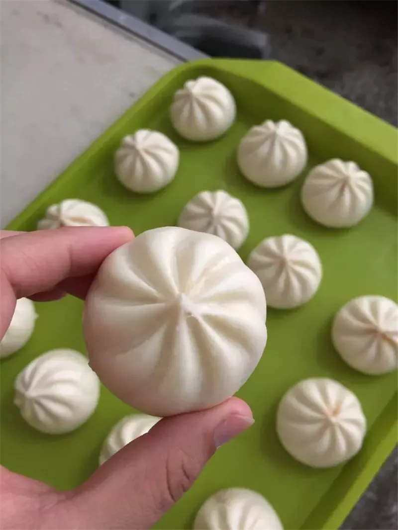 Stainless Steel Double Hopper Automatic Momo Roti Making Machine Chinese Baozi Maker