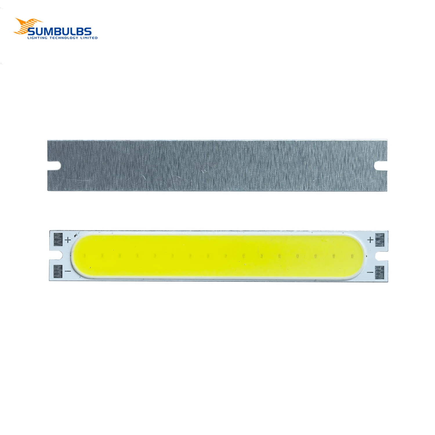 5pcs 76*11.5mm DC 3V-3.7V COB LED Chip, 2W High Brightness White 6500K COB LED Beads for Portable Work Light Accessories