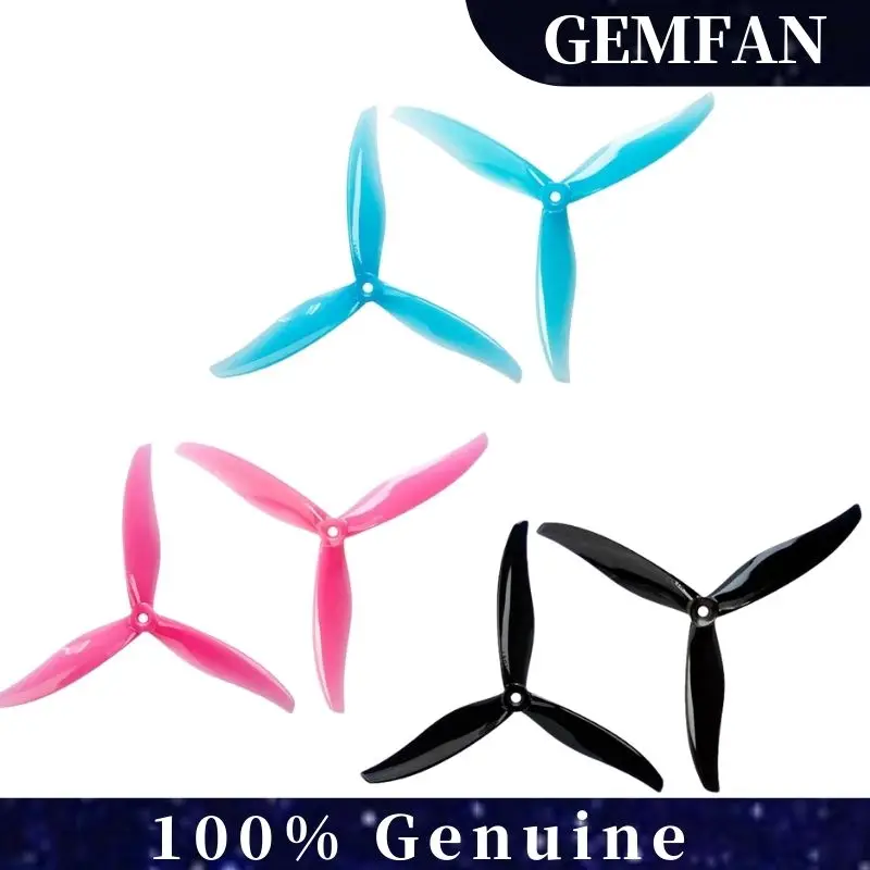 

2Pairs GemFan 7041 7inch 3-Blade Propeller Blades for 2408 1100kv motor Racing Drone 750g Takeoff Weight RC FPV