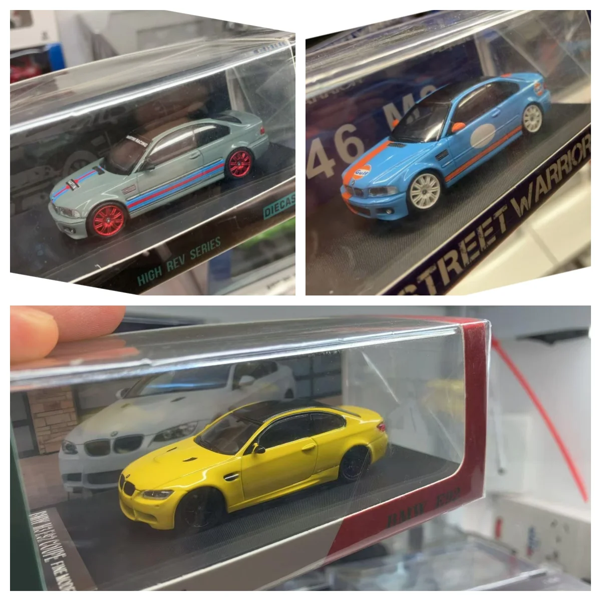 

1/64 M3 E92 E46 Литая под давлением модель автомобиля Коллекция ограниченного выпуска игрушки для хобби