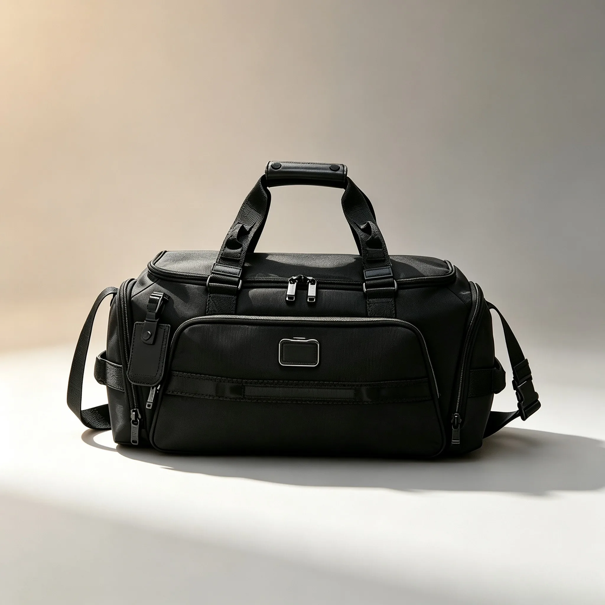 Men's Nylon Duffel Bag, Minimalist Fashion Hand Carry Luggage Bag for Outdoor Business Travel Clothing Storage