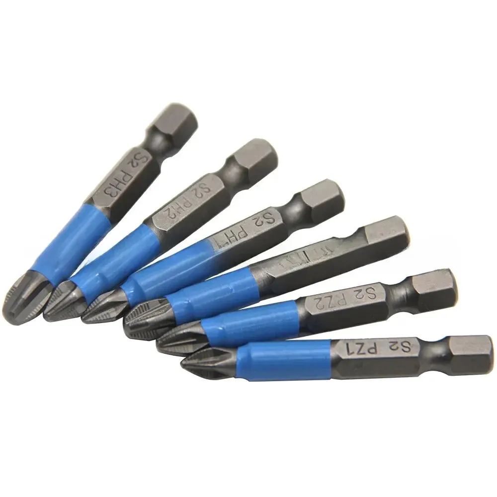 S2 Steel Anti-slip Cross Head Electric Drill Bit Ph1/ph2/ph3/pz1/pz2/pz3 Electric Screwdriver Durable Power Tool Accessories