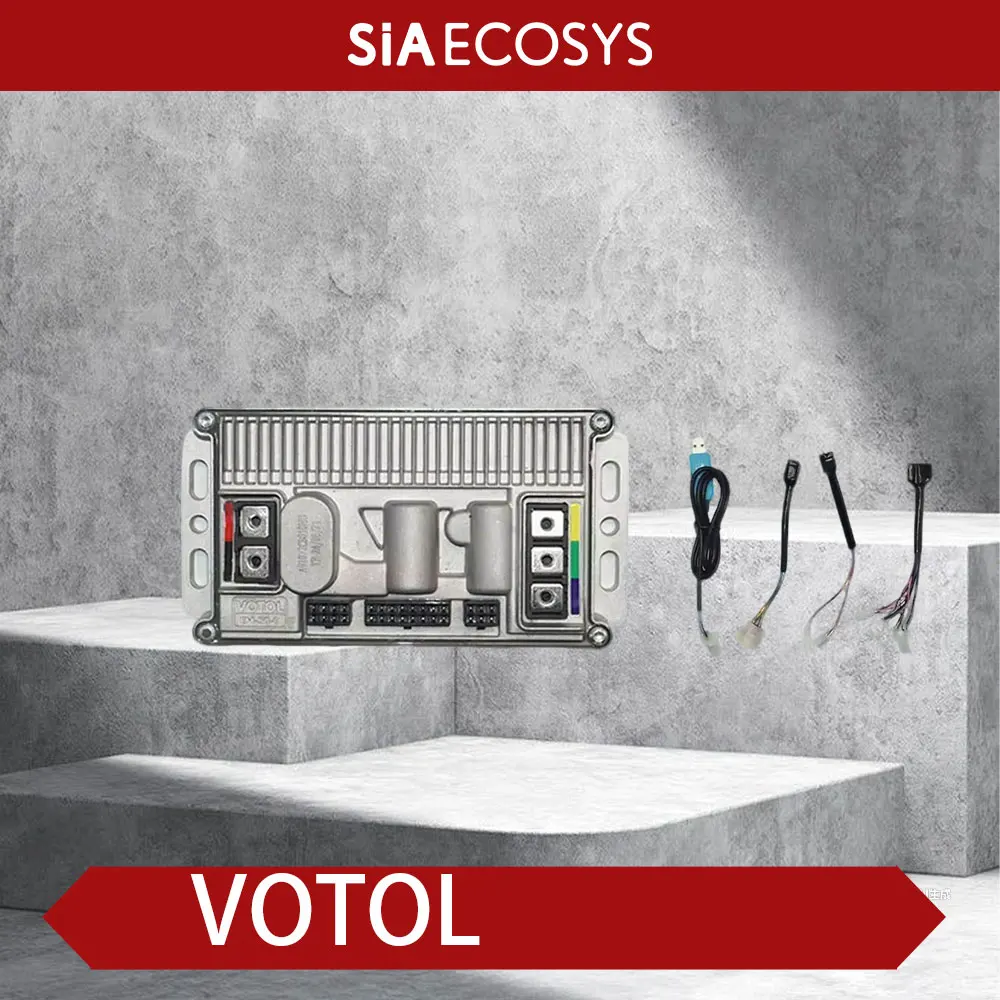 VOTOL Sine Wave Controller EM50-6P 72V 170A Can Programmable Controller for 2000W E-scooter Motor