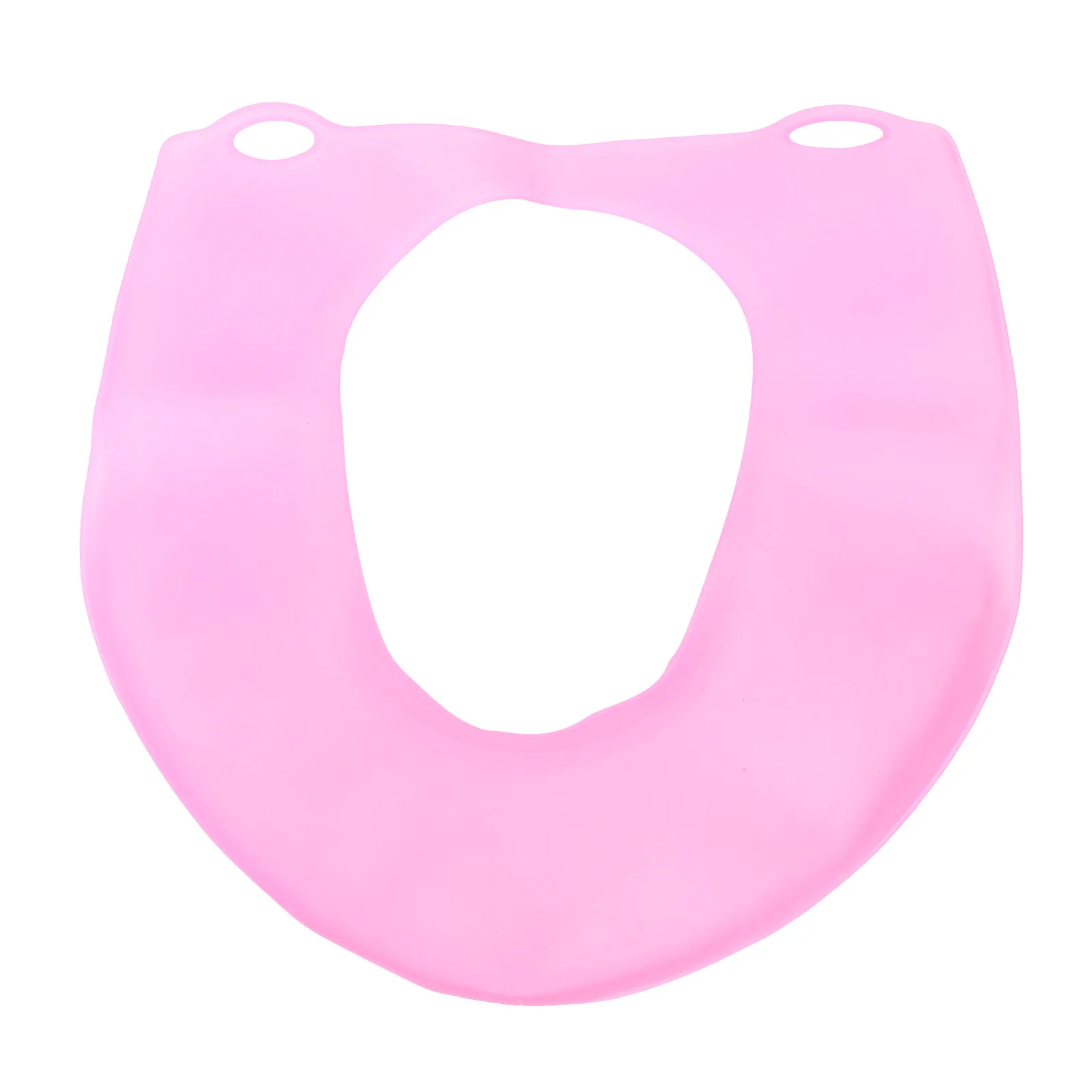 

1pc Silicone Toilet Seat Cushion Thickened Waterproof Washable Portable Universal Mat For Bathroom Household Travel Hotel Use