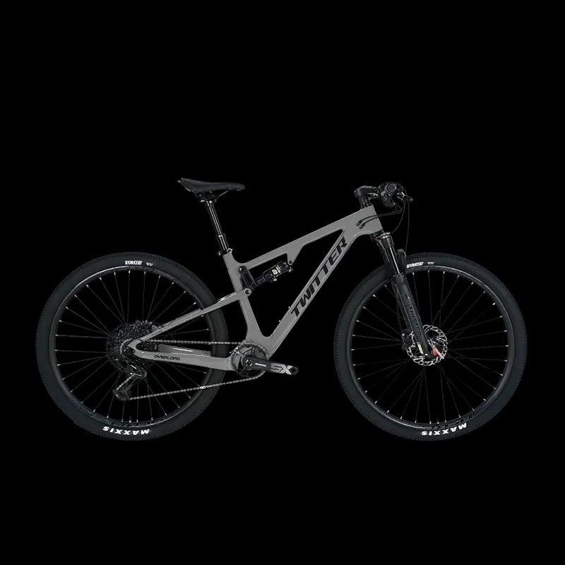 

TWITTER OVERLORD M6100-12S Hydraulic Disc Brake AM Full Shock Soft Tail Carbon Fiber Mountain Bike MTB with Suspension Seat Tube