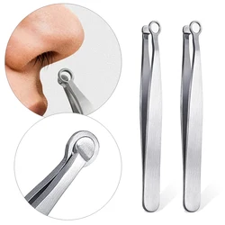 Nose Hair Trimming Tweezers Nose Trimmer Eyebrow Hair Clipper Cleaner Professional Makeup Scissors Cut Ear Hair Remover Tweezers