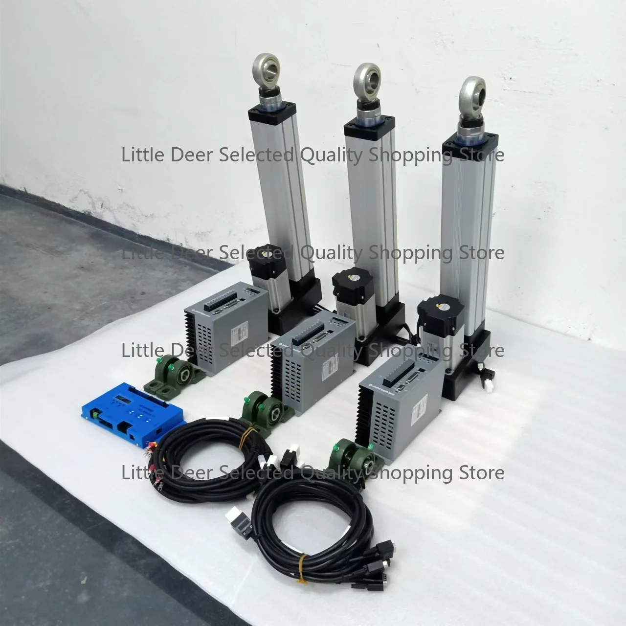 DIY Electric Linear Actuator Cylinder for 3 DOF Motion Platform Simulator  Customizable Stroke VR Facilitie for Amusement Park