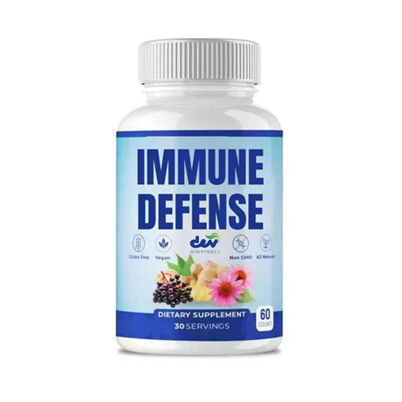

Immune support supplements -10 in 1 elderberry, echinacea, vitamin D1000mg - containing immune enhancers