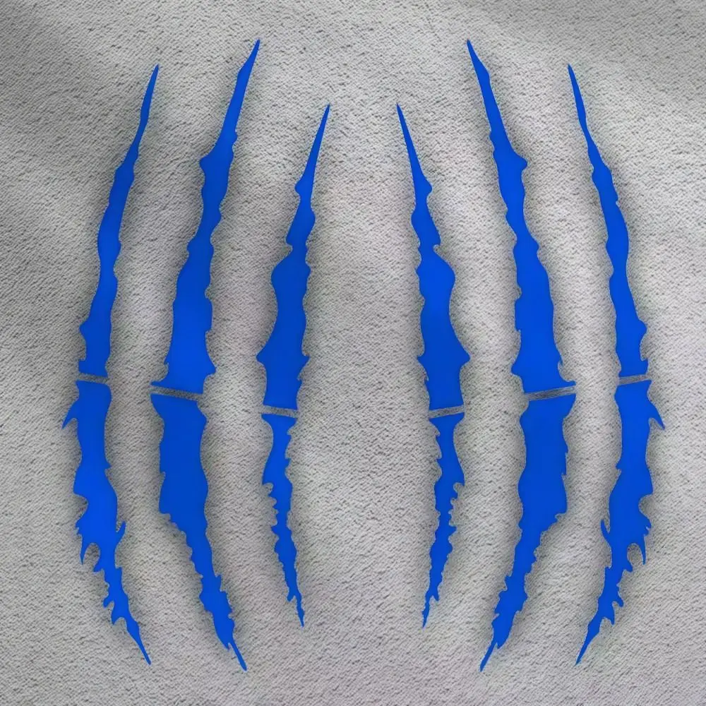 Demon Claw Motorcycle Stickers Vinyl Covering Scratches Helmet Stickers Waterproof Solid Color Car Vinyl Stickers