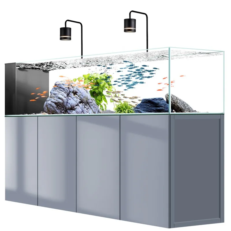 Поточный резервуар, бытовой средний и большой дикий горнодобывающий ландшафтный дизайн, оригинальный экологический аквариум