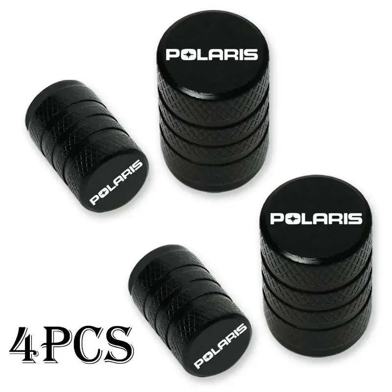 4pcs Car Wheel Tire Valve Caps Tyre Stem Covers Airdust Waterproof For POLARIS Auto Accessories