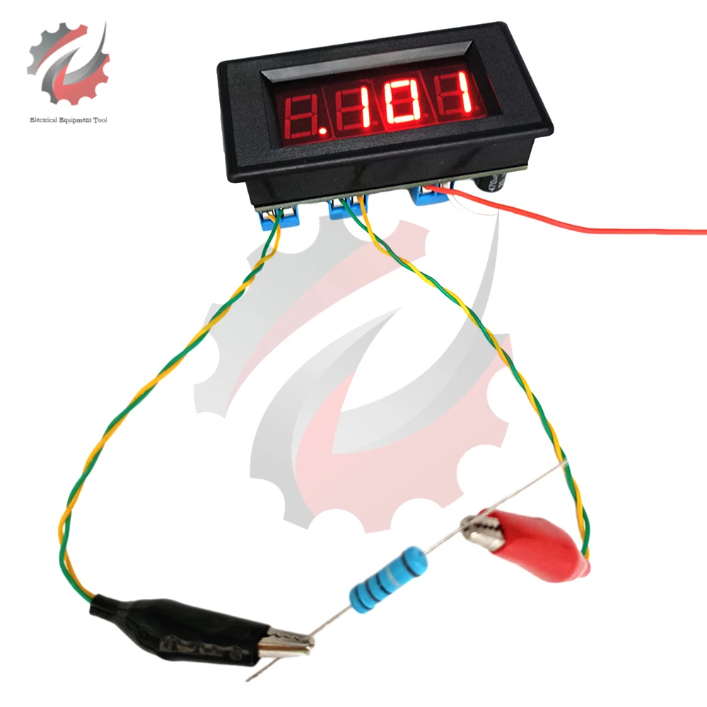 Imagem -04 - Digital Ohmmeter Baixa Resistência Medidor Faça Você Mesmo Kits 35 ma Alta Precisão Ohm Medidor Impedância Medidor Resistor Tester Icl7107 dc 5v