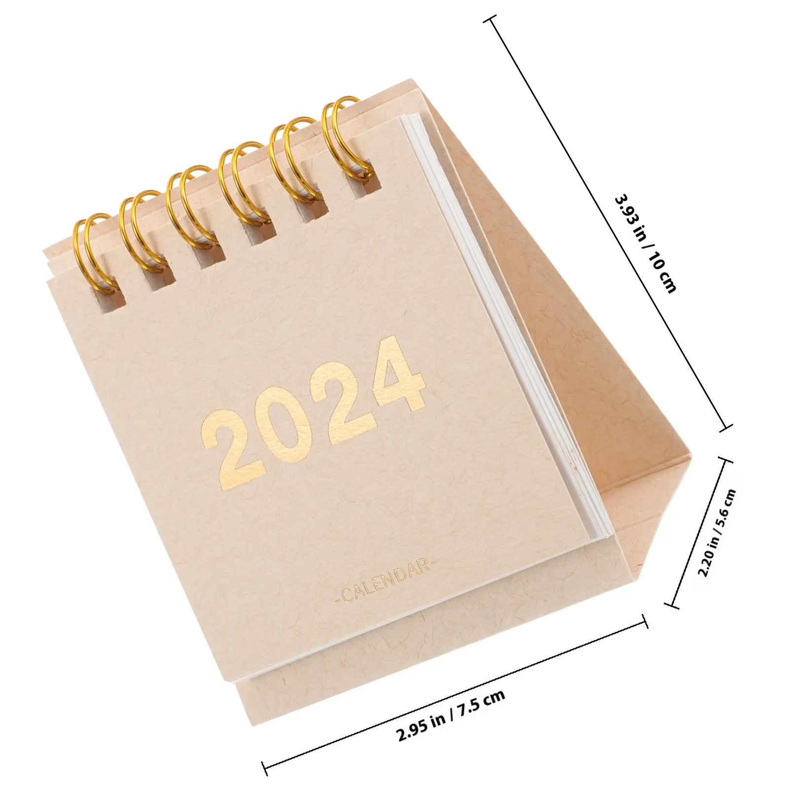 Mini Desk Calendar 2023 Simple Elegant Design Clear Printed Dates Functional Schedule Planner for Office Home School Dorm Decor