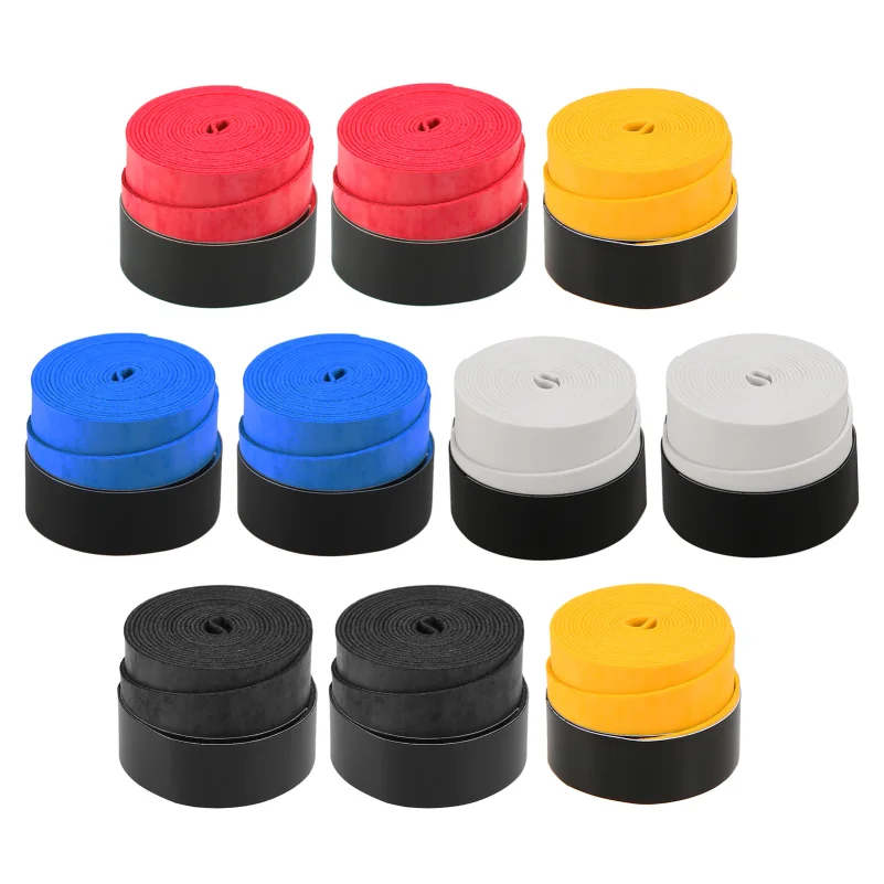 A pack of 25 tennis racket grip non-slip badminton racket grip vibration grip sweat-proof band random color