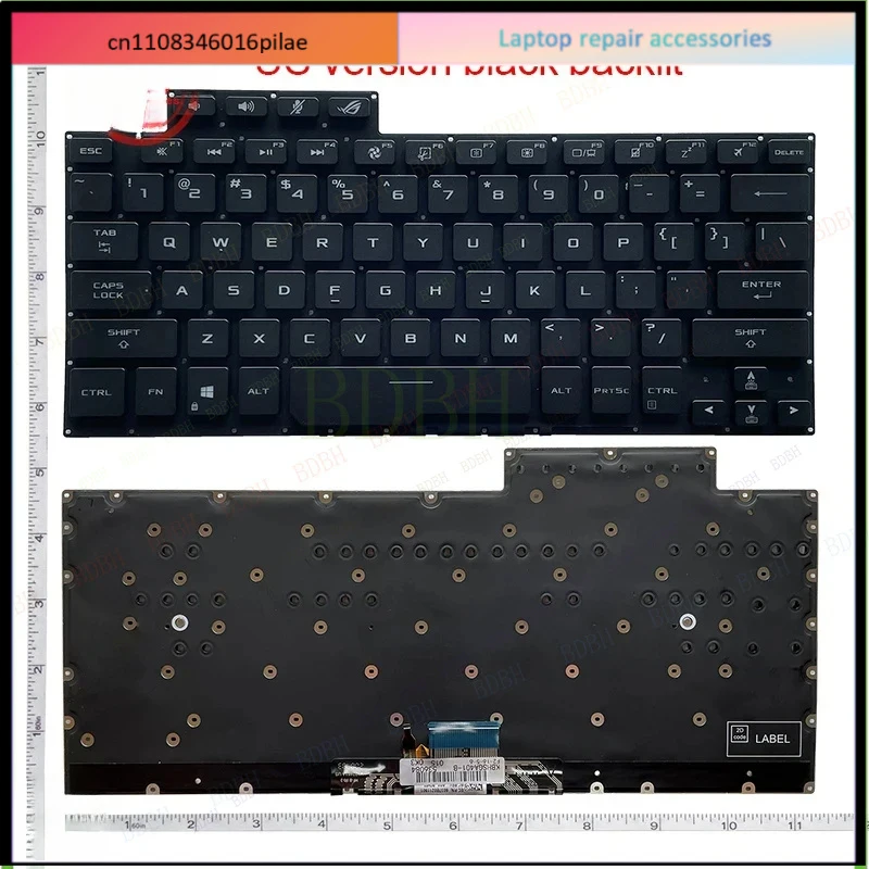 US/RU Laptop keyboard For ASUS ROG Zephyrus G14 GA401 GA401U GA401M GA401I V192461B2 GA401Q GA401IV GA401QM Backlit