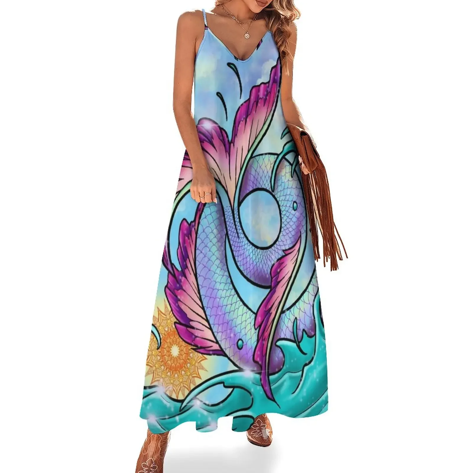 

Mermaid Tail Sploosh Sleeveless Dress elegant dresses plus sizes Cocktail of dresses Dress