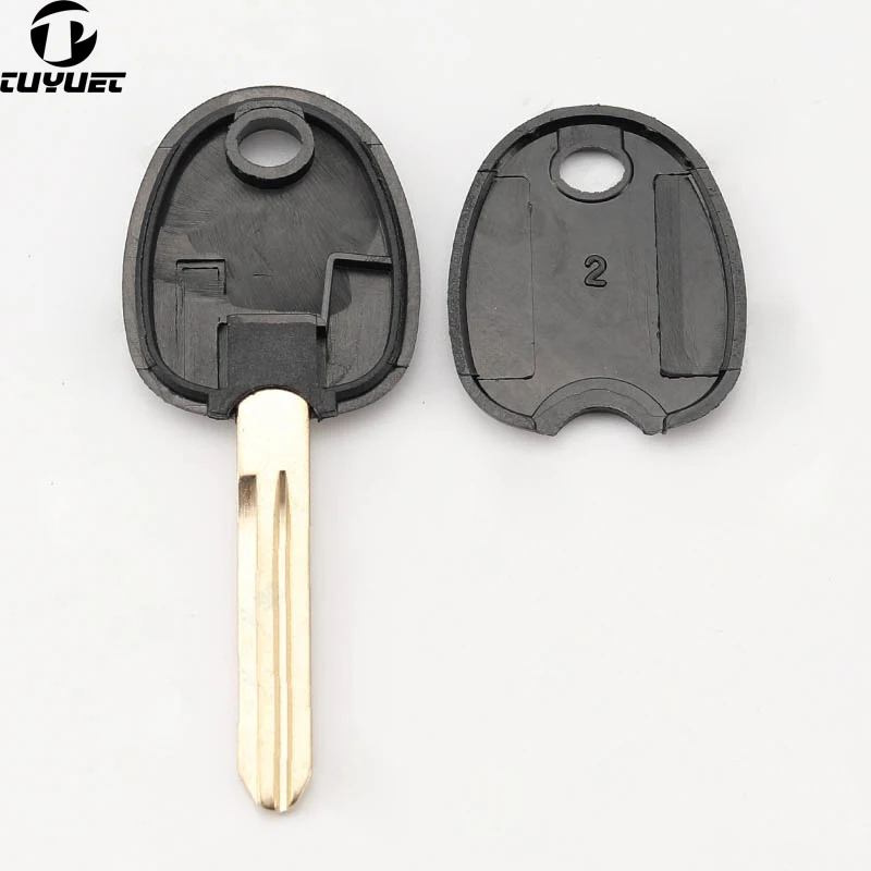 

10PCS Transponder Key Shell for Hyundai Elantra Replacement Car Key Blanks With Right Side Key Blade