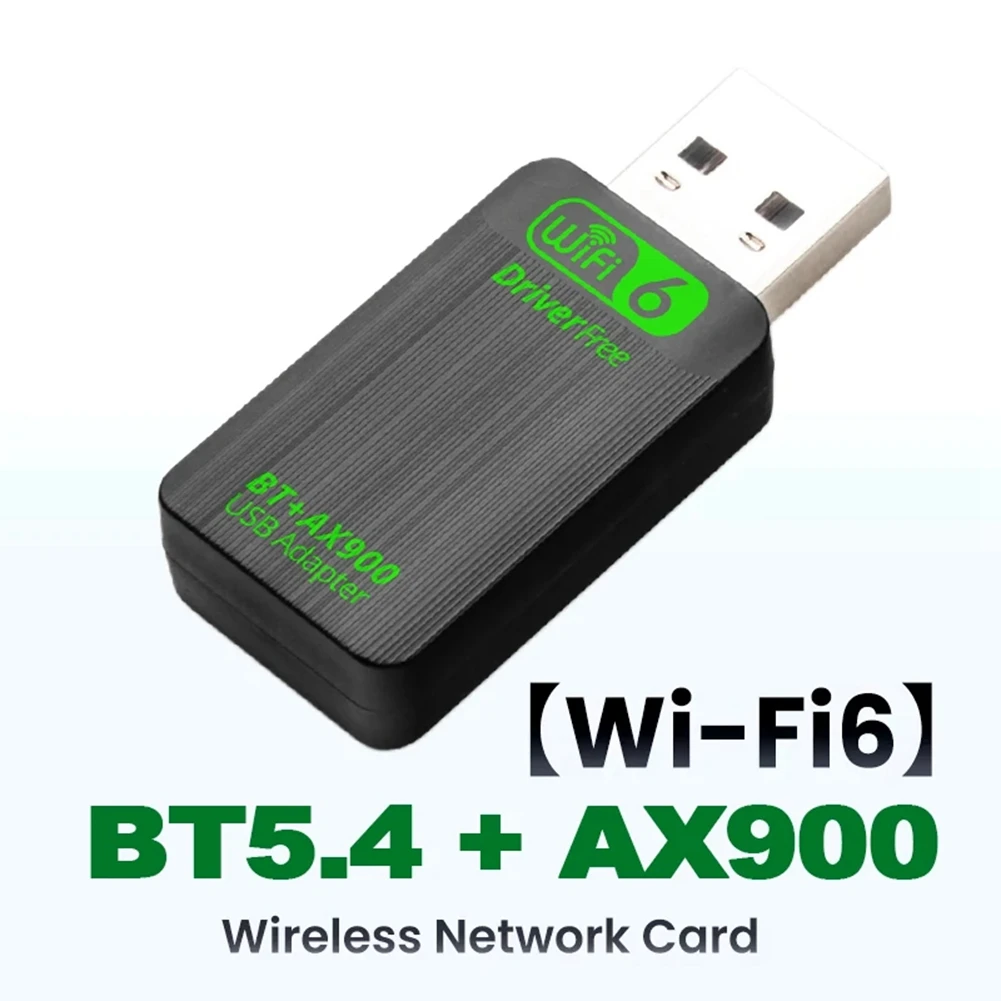 A44U New AX900 USB WiFi 6 Bluetooth 5.4 Adapter 2in1 Dongle Dual Band 2.4G&5GHz USB WiFi Network Wireless Wlan Receiver