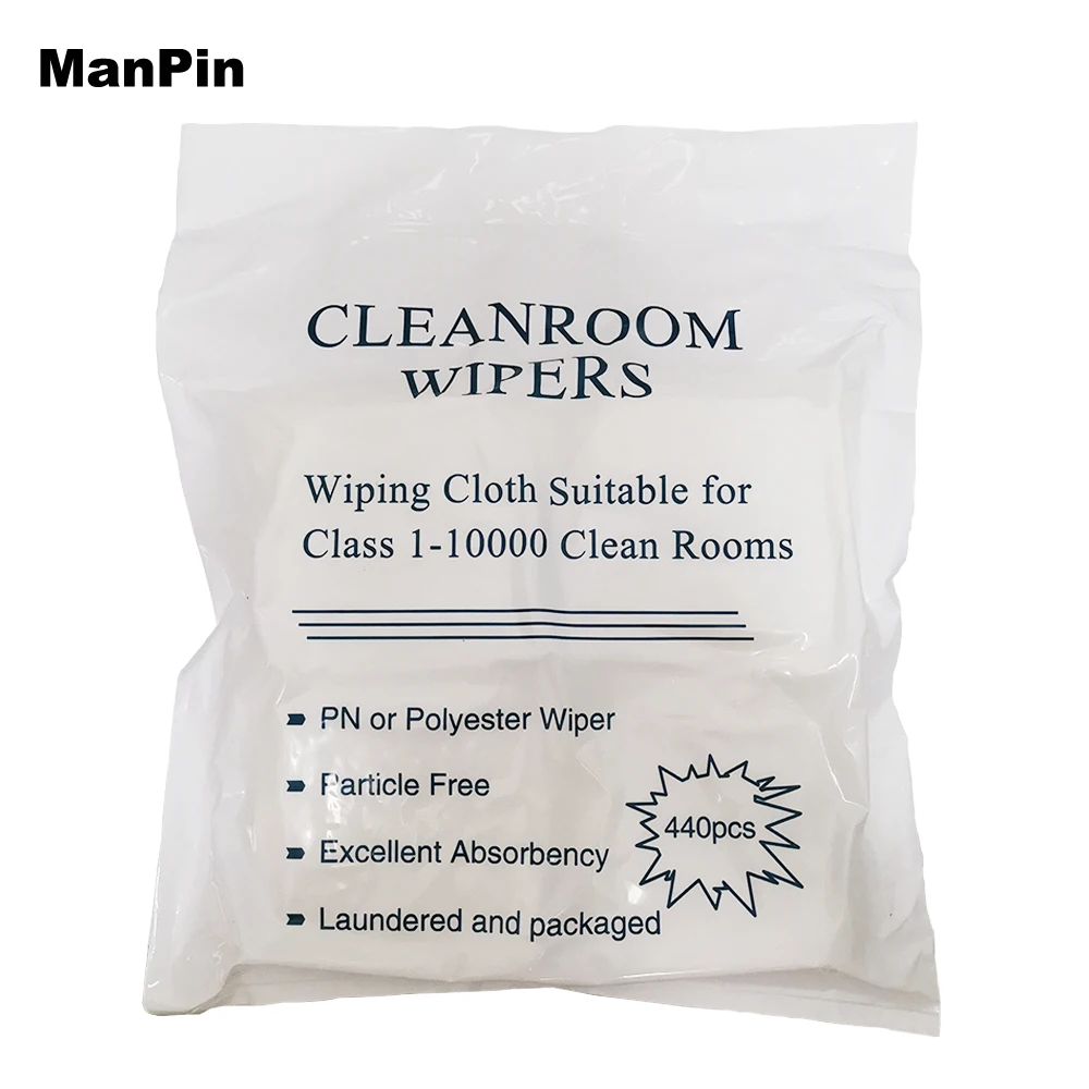 440 قطعة 4 بوصة غرف الأبحاث مساحات مكافحة ساكنة الغبار إزالة شاشة LCD عرض تنظيف الهاتف المحمول إلكترونيات إصلاح لينة خالية من الوبر #1