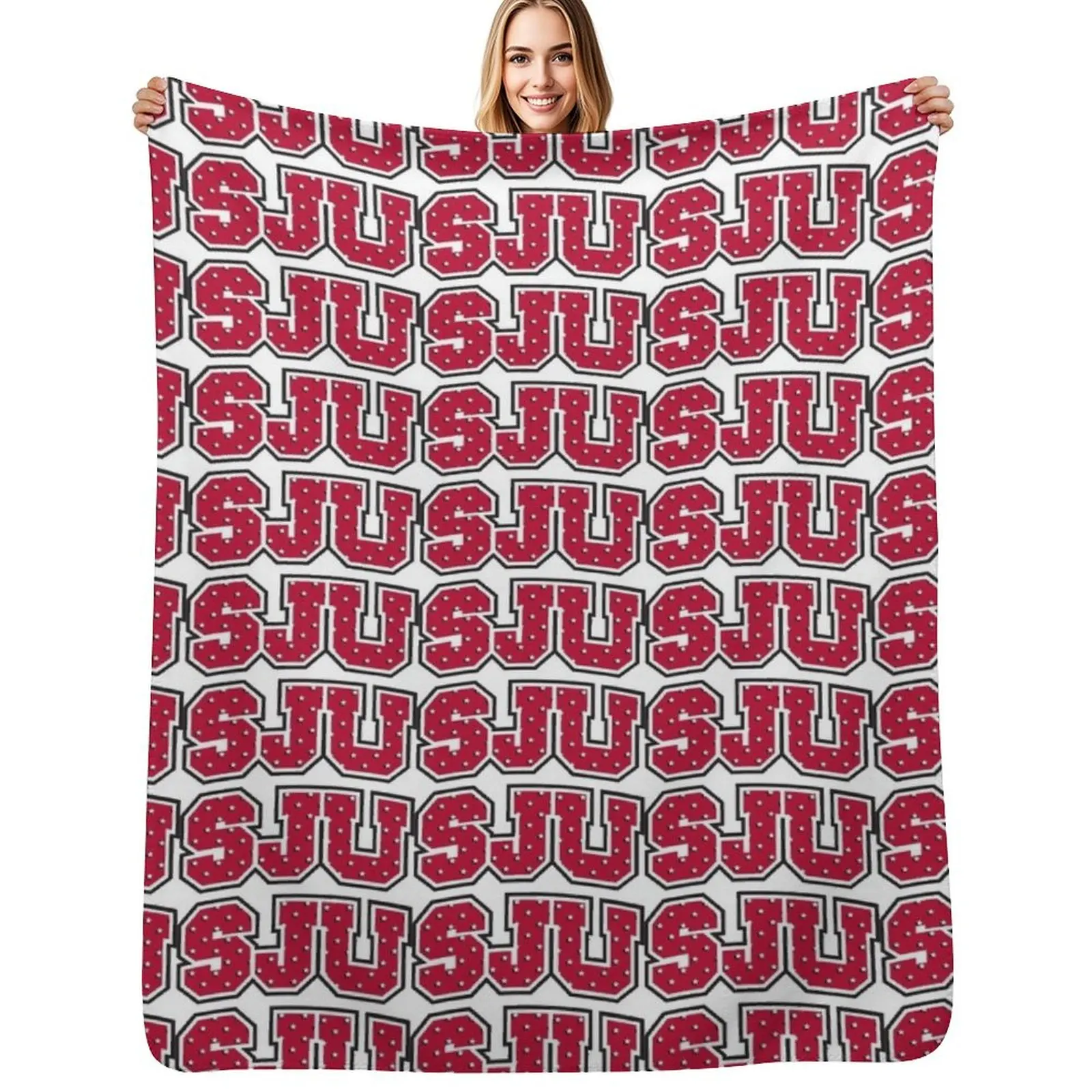 

Saint Johnas University Throw Blanket Furrys Picnic Shaggy for winter Blankets