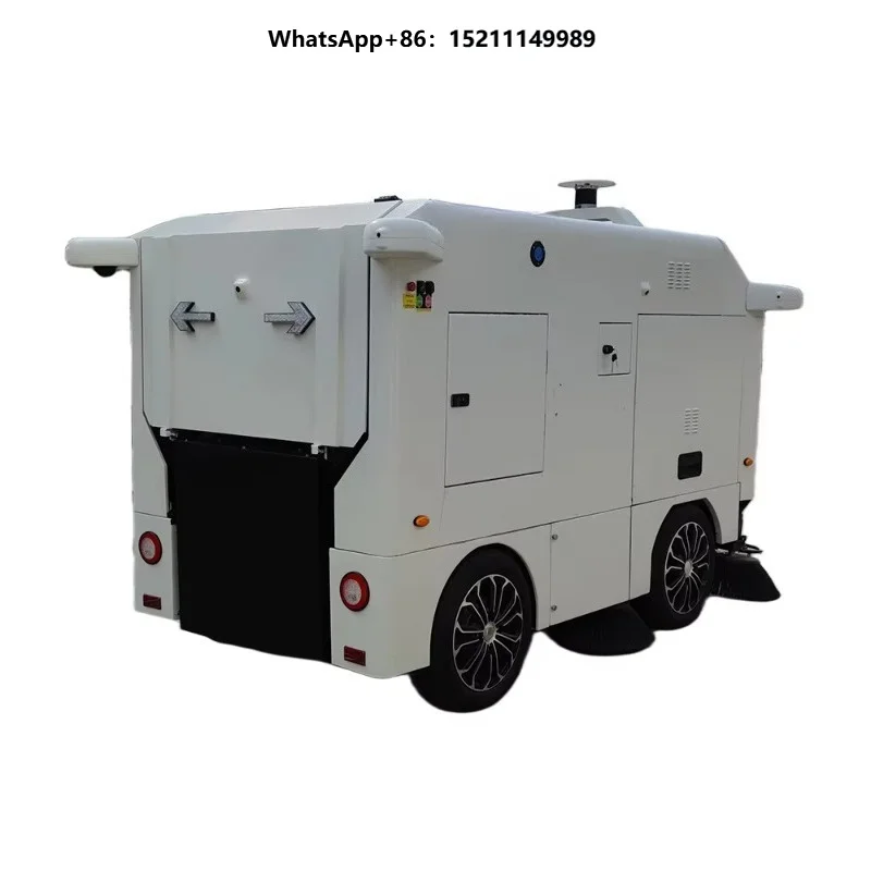 Autonomous Street Sweeper Robot Three-In-One