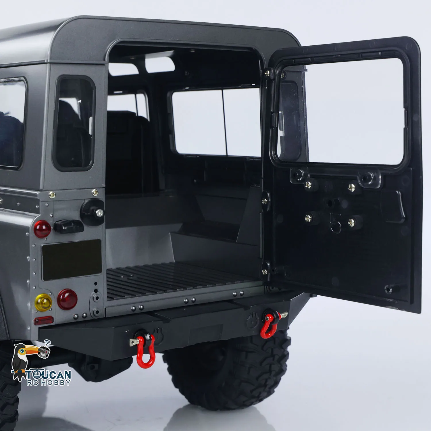 

4x4 1/8 Double E RC Crawler Climbing Car Model D110 2-speed Transmission Toy Remote Control Vehicle with Light System TH23141