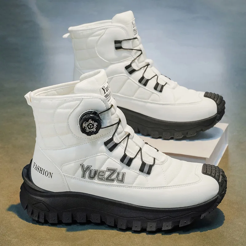Men's Lace-Free High-Top Boots 6