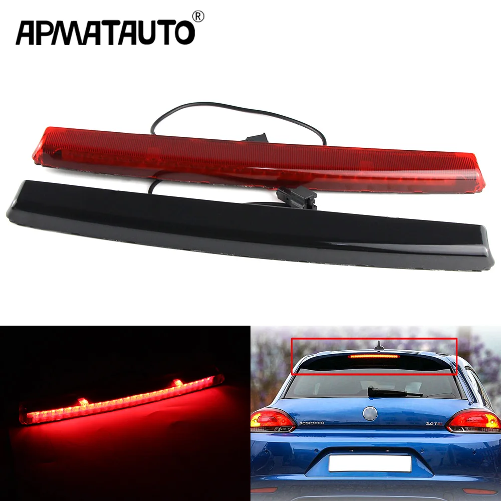 1Pc 26-SMD Third Brake Light Tail Light Stop Lamp LED Tail Level High Brake Auto Rear For VW Scirocco 2009-2016 Polo Mk4 03-08