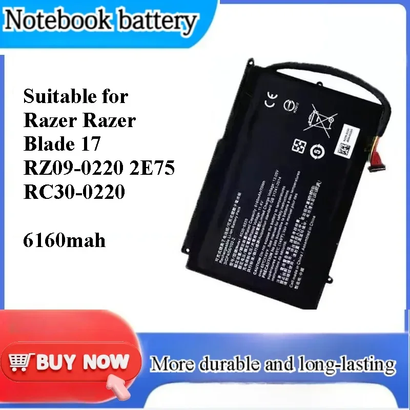 [NEW] for Razer Blade 17 RZ09-0220 2E75 RC30-0220 Battery Laptop Internal Battery