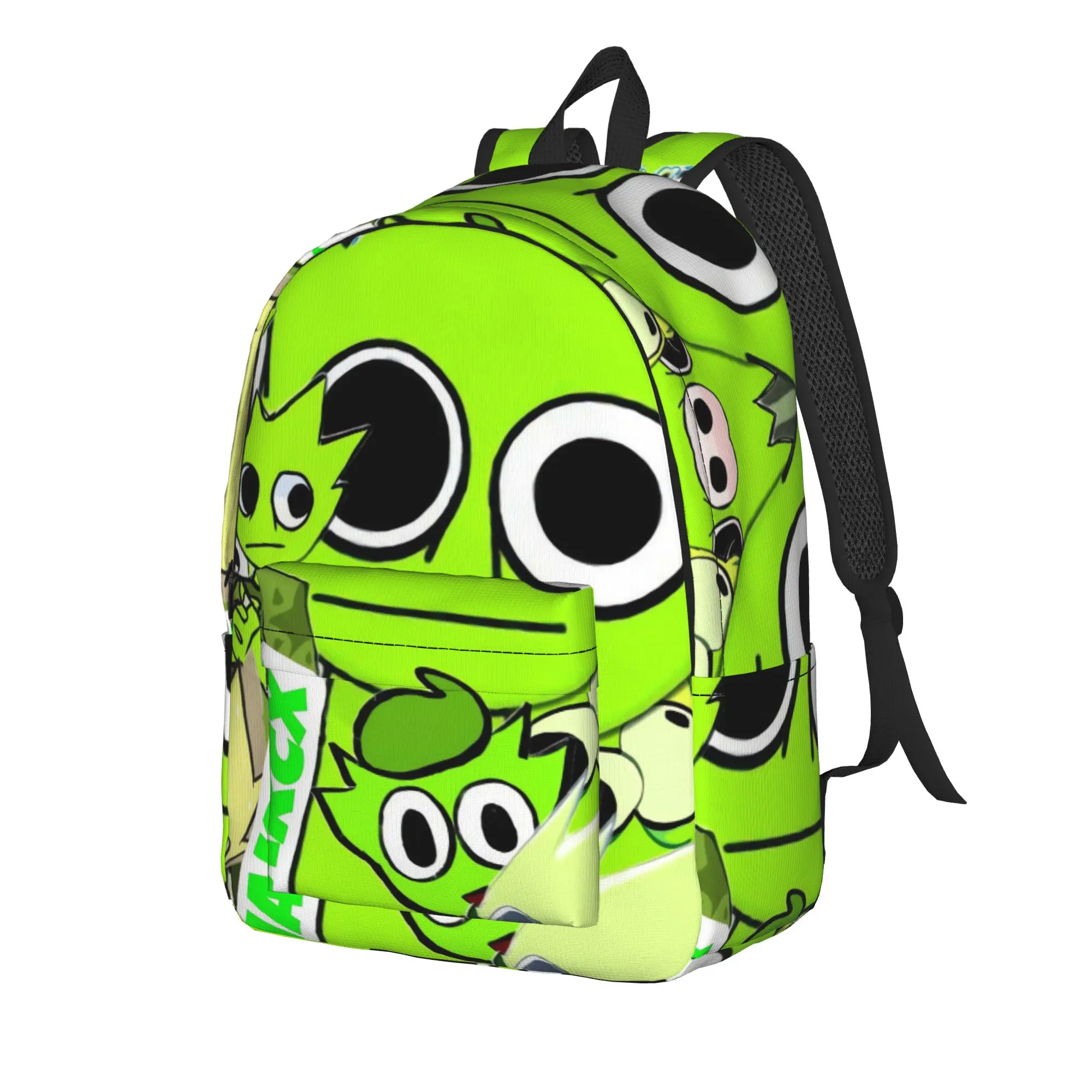 Cartoon S-Sprunkis Backpack Student Unisex  Print Backpacks Polyester Funny School Bags Trekking Design Rucksack