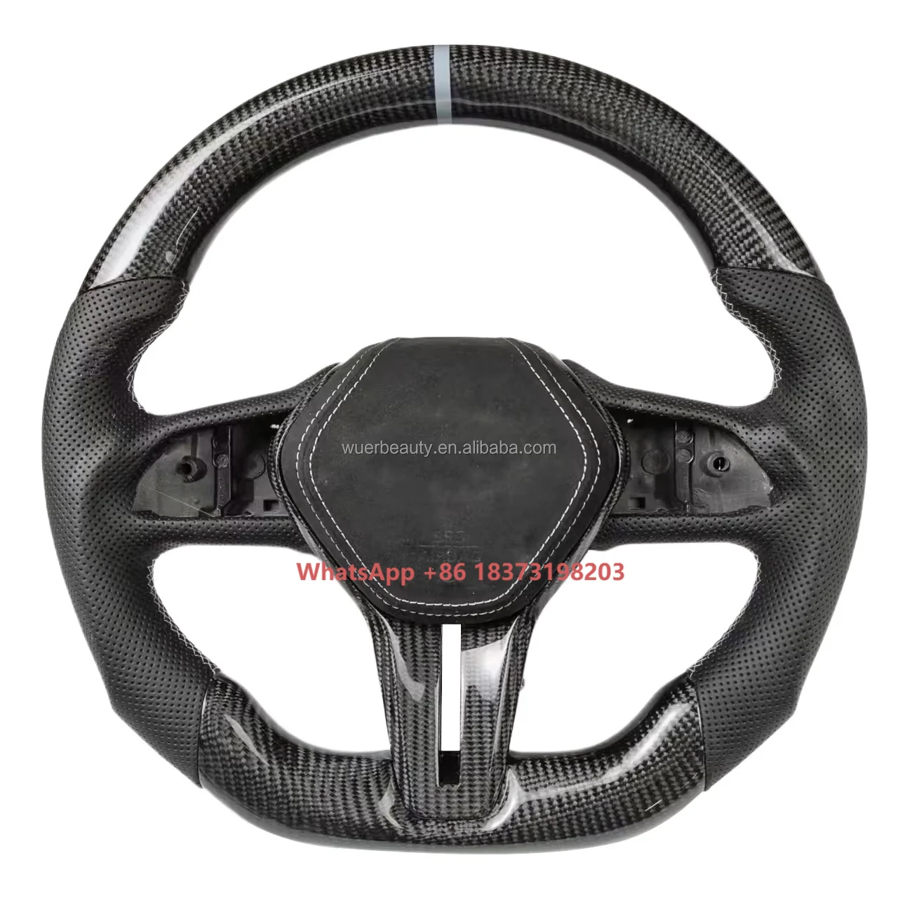 

Модернизированный индивидуальный руль из углеродного волокна для Infiniti Q50 Q50L Q60 Q60S, аксессуары для салона автомобиля