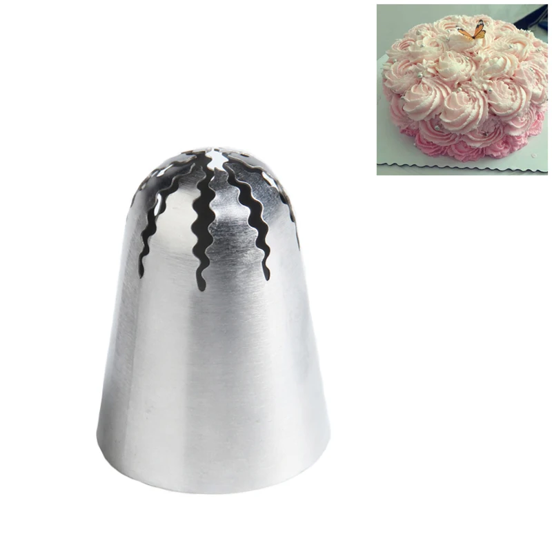 

#904 розовые Кондитерские насадки для крема из нержавеющей стали