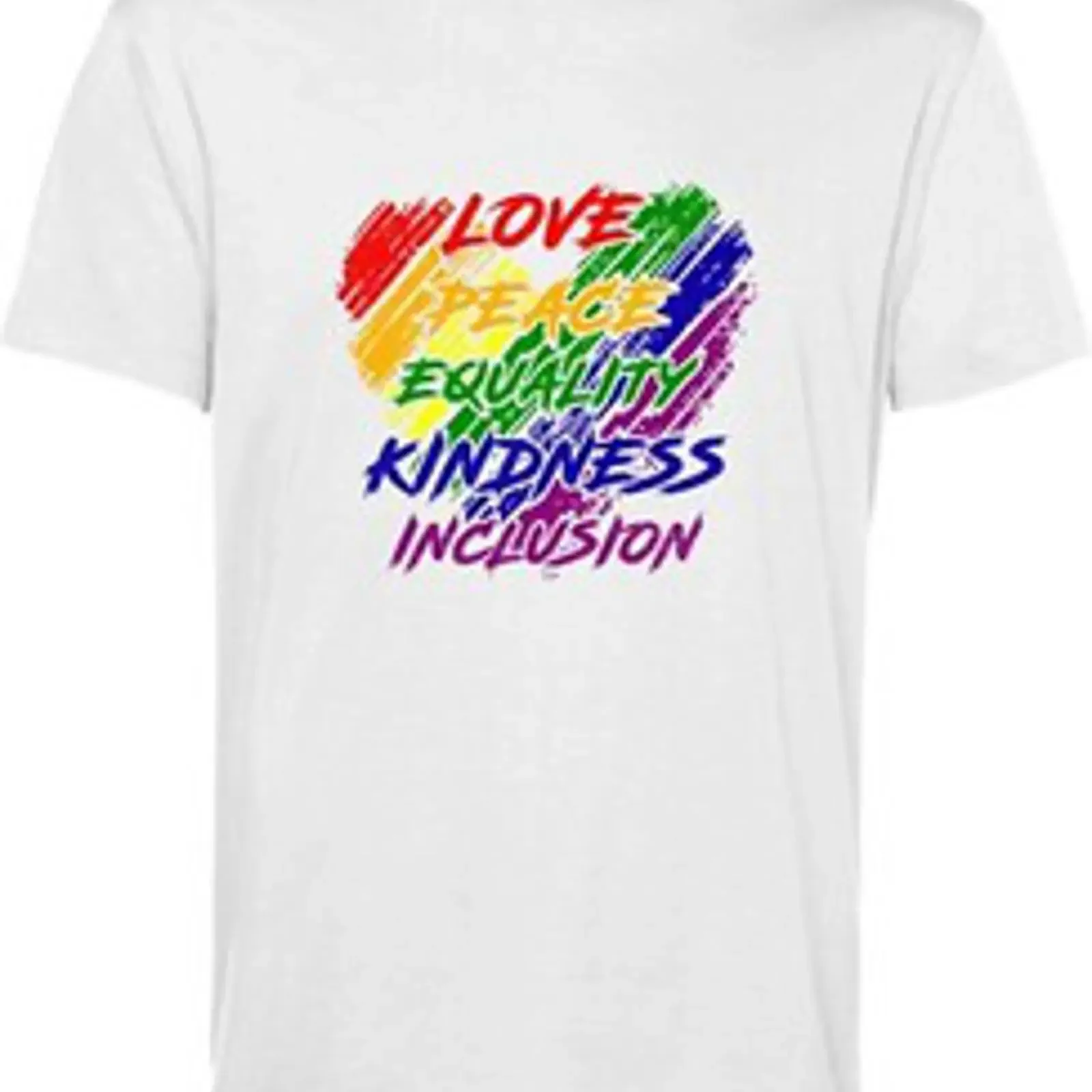 LGBT Pride Month T Shirt Liebe Frieden Gleichheit Freundlichkeit Gay Regenbogen Geschenk Top vintage Washed fashion