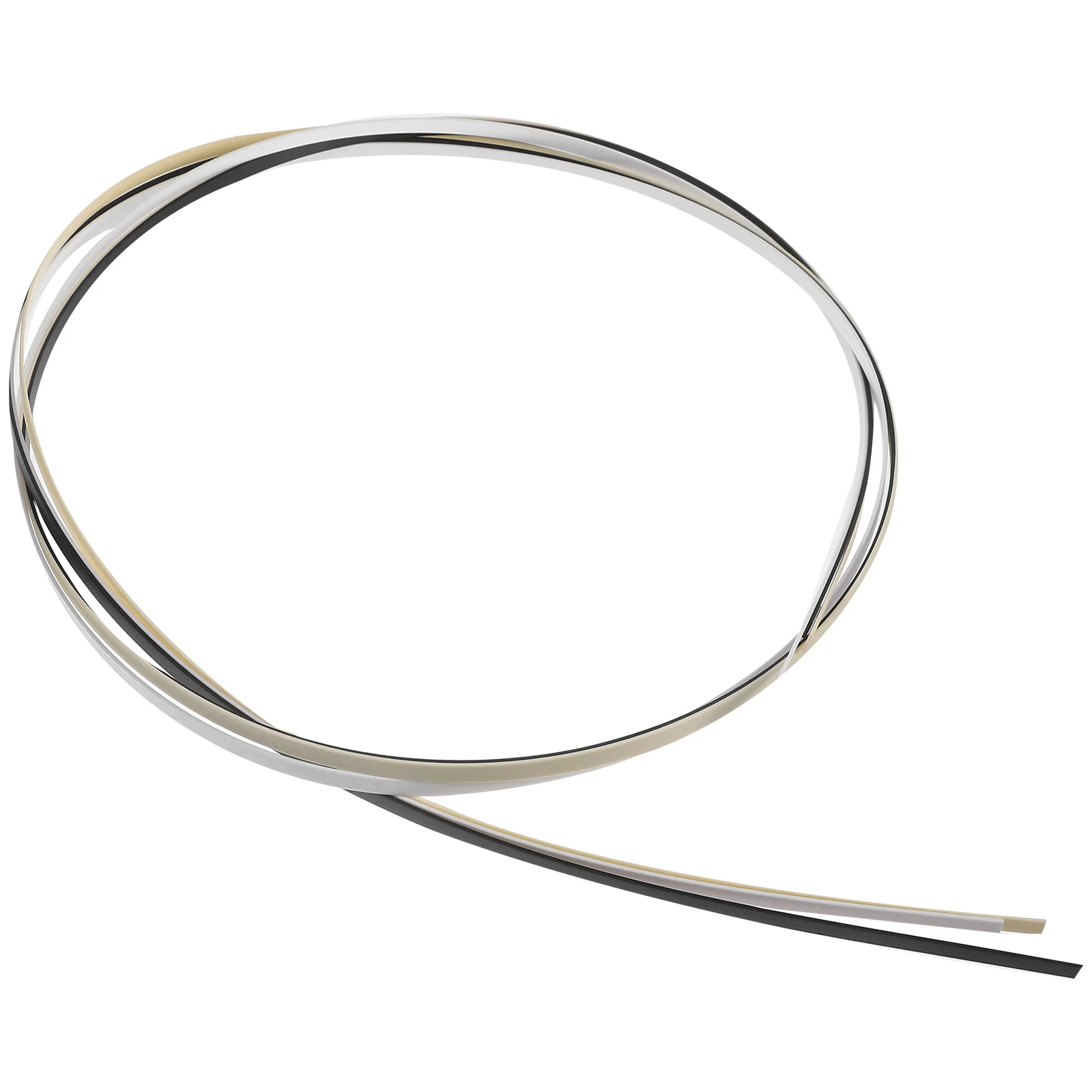 

3Pcs ABS Guitar Binding Strips Scratch-Resistant Decorative Edging for Guitar Customization Long-Lasting Luthier Supplies