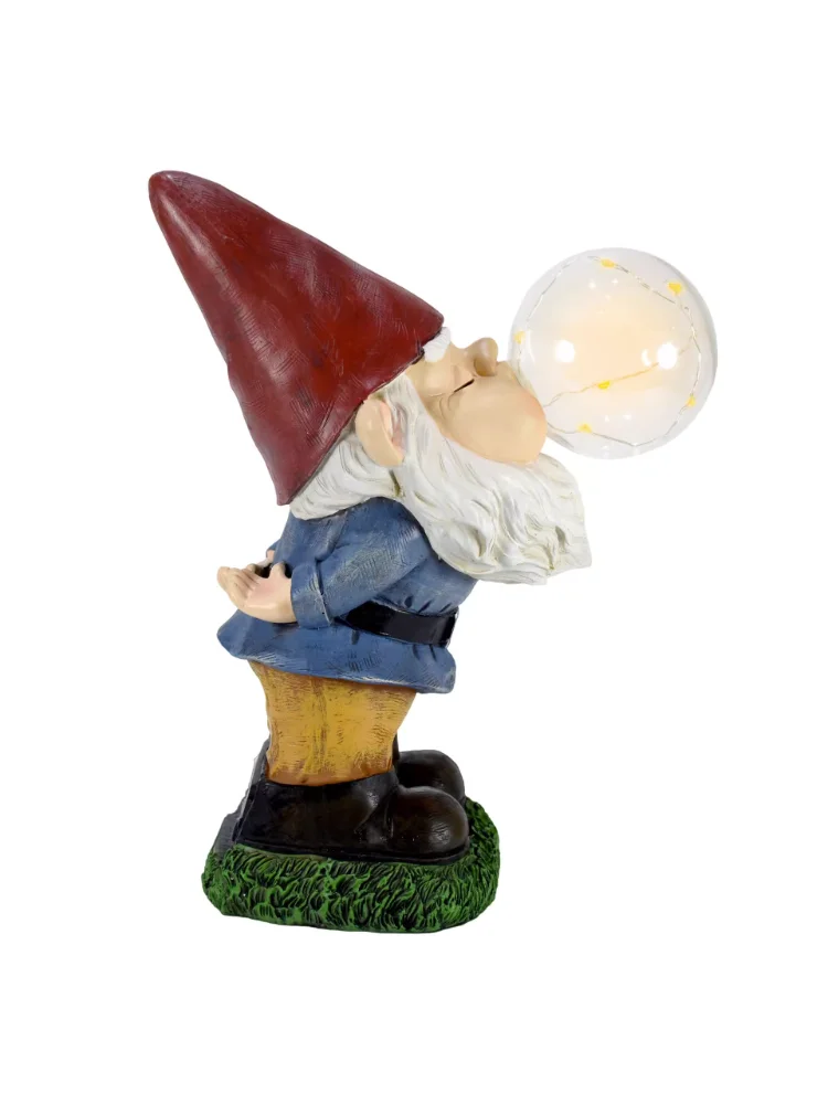 Garden Decoration Dwarf Dwarf Solar Lamp Creative Home Outdoor Courtyard Balcony Resin Crafts