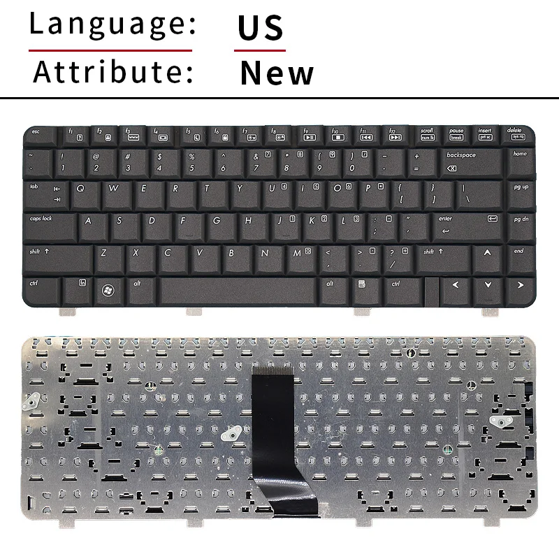 us/ru new For HP Compaq CQ40 CQ41 CQ45 series English laptop Keyboard US version CQ40-642TX CQ40-704TX CQ40-705TX CQ40-706TX