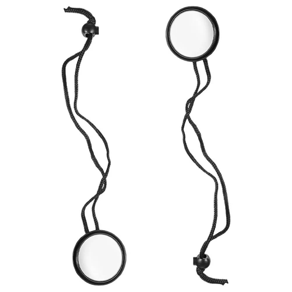 2 قطعة مرآة الرؤية الخلفية للغوص 360 درجة قابل للتعديل مقاوم للماء لقارب الكهف والغطس والغوص ملحقات الغوص عارض تحت الماء