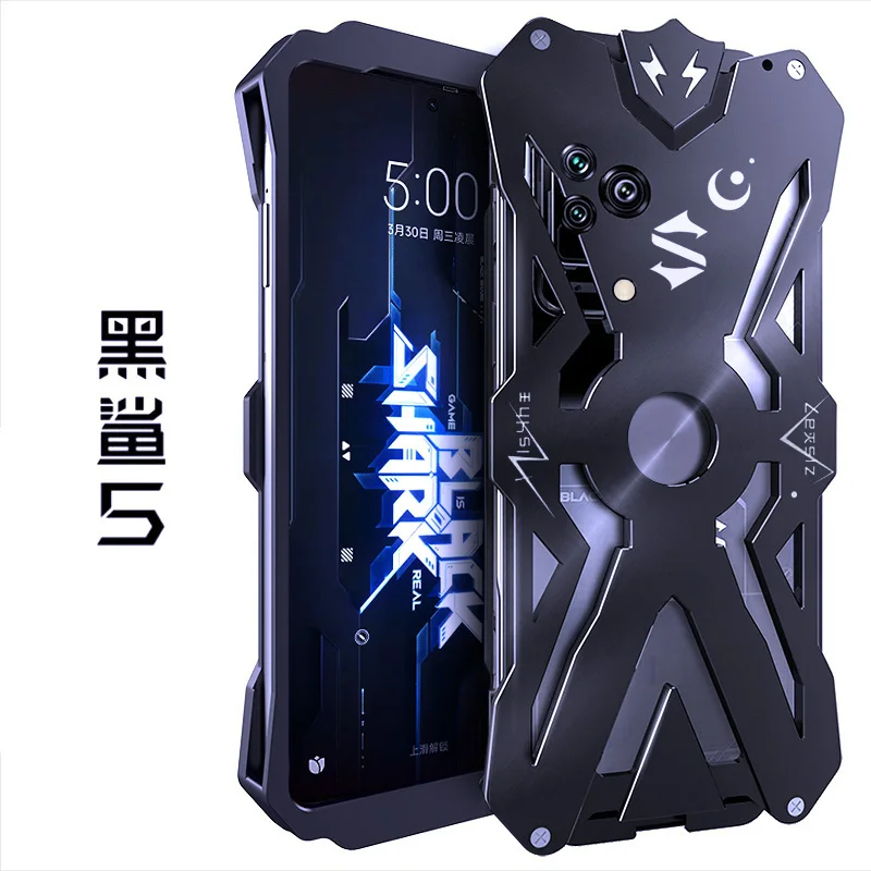 

Original Zimon Metal Luxury New Thor Heavy Duty Armor Metal Aluminum Phone Case For Xiaomi Black Shark 5 4 4s Pro 5rs Case Cover