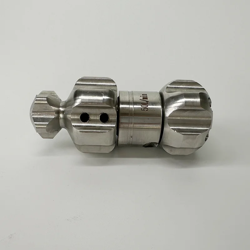300 Bar Stainless Steel V-Hammer Rotopuls Vibrating Nozzles 1/2' 1' Jetter Sewer Dredging Nozzle with Ceramic Insert Nozzle
