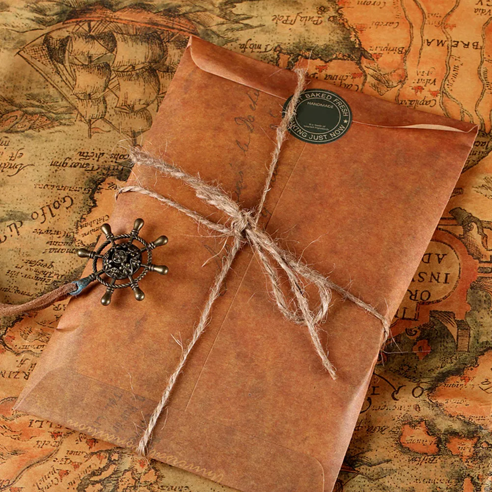 

12 шт. конвертов из крафт-бумаги, коричневые, в ретро-винтажном стиле, универсальные, для хранения открыток, фотографий, монет, набор ретро-конвертов