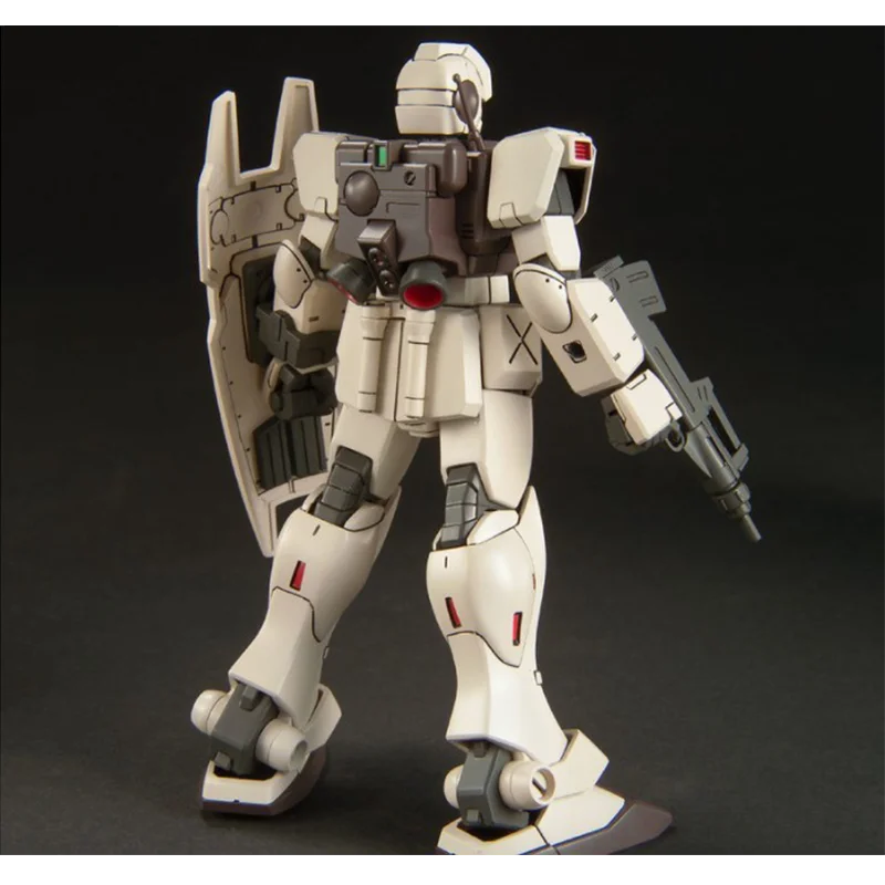 Bandai โมเดลหุ่นอนิเมะ HG 1/144 RGM-79G GM Command GUNDAM, ฟิกเกอร์อะนิเมะหุ่นยนต์ประกอบคุณภาพหุ่นของเล่นพลาสติกของขวัญ