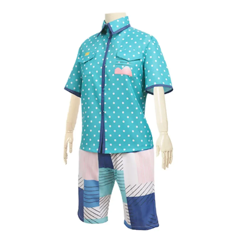 

Animation A3! Full Bloom Theater Group Cosplay Costume Summer Team Ichigo Mihara Cosplay Peripheral T-shirt Set