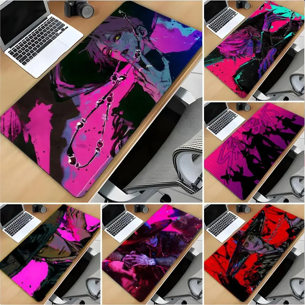 Group Fantasy Saja Boys Mouse Pad Large Mouse Pad Desk Mat Non‑Slip Gaming Board Game Mat with Stitched Edges