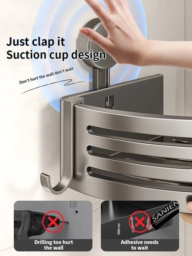 Thumbnail 3 - #25 Latest Bathroom Storage Shelf Offers