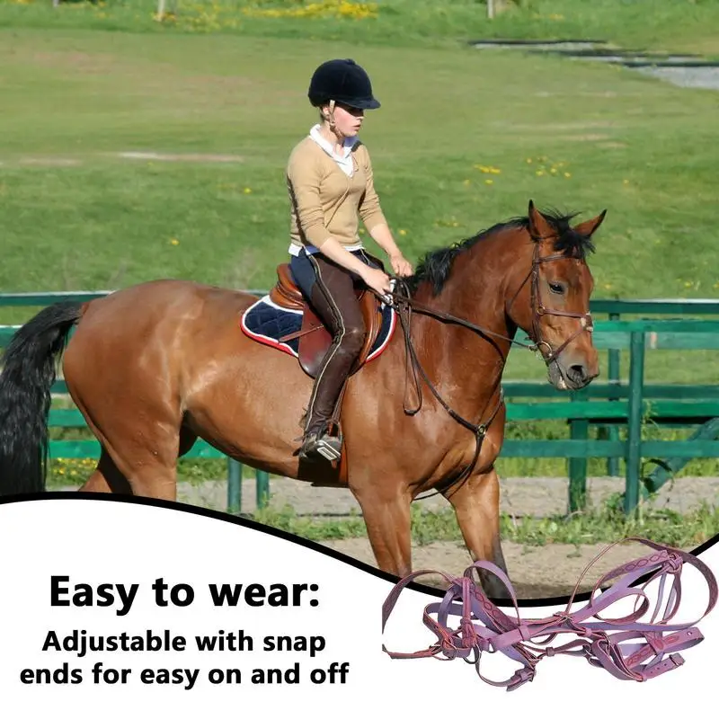 Halter de sécurité coloré pour cheval, licou noué rapide, nylon rembourré, ruisseau et gorge, coloré et confortable