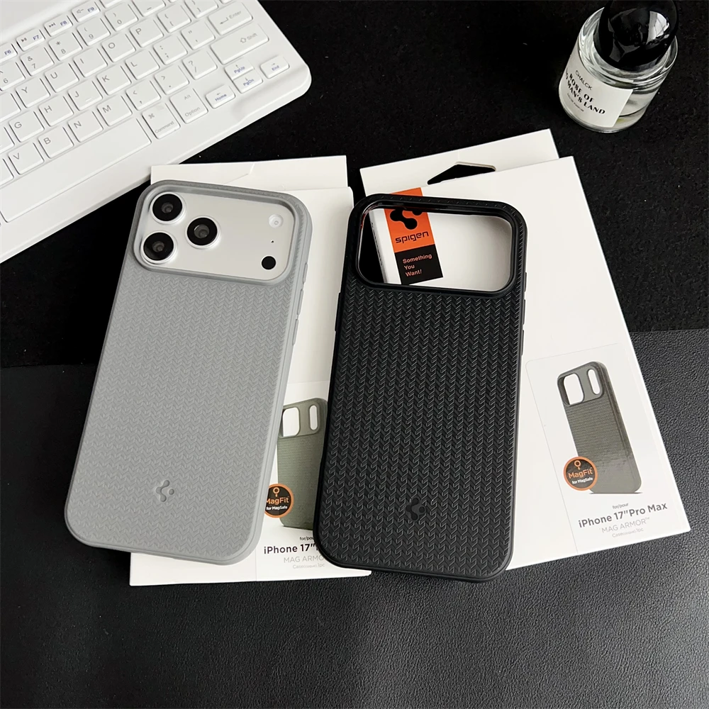 Spigen For iPhone 18 17 Pro Max 16 Plus 15 14 13 12 Pro Max Air Soft Case For Magsafe Magnetic Wireless Charge Shockproof Cover