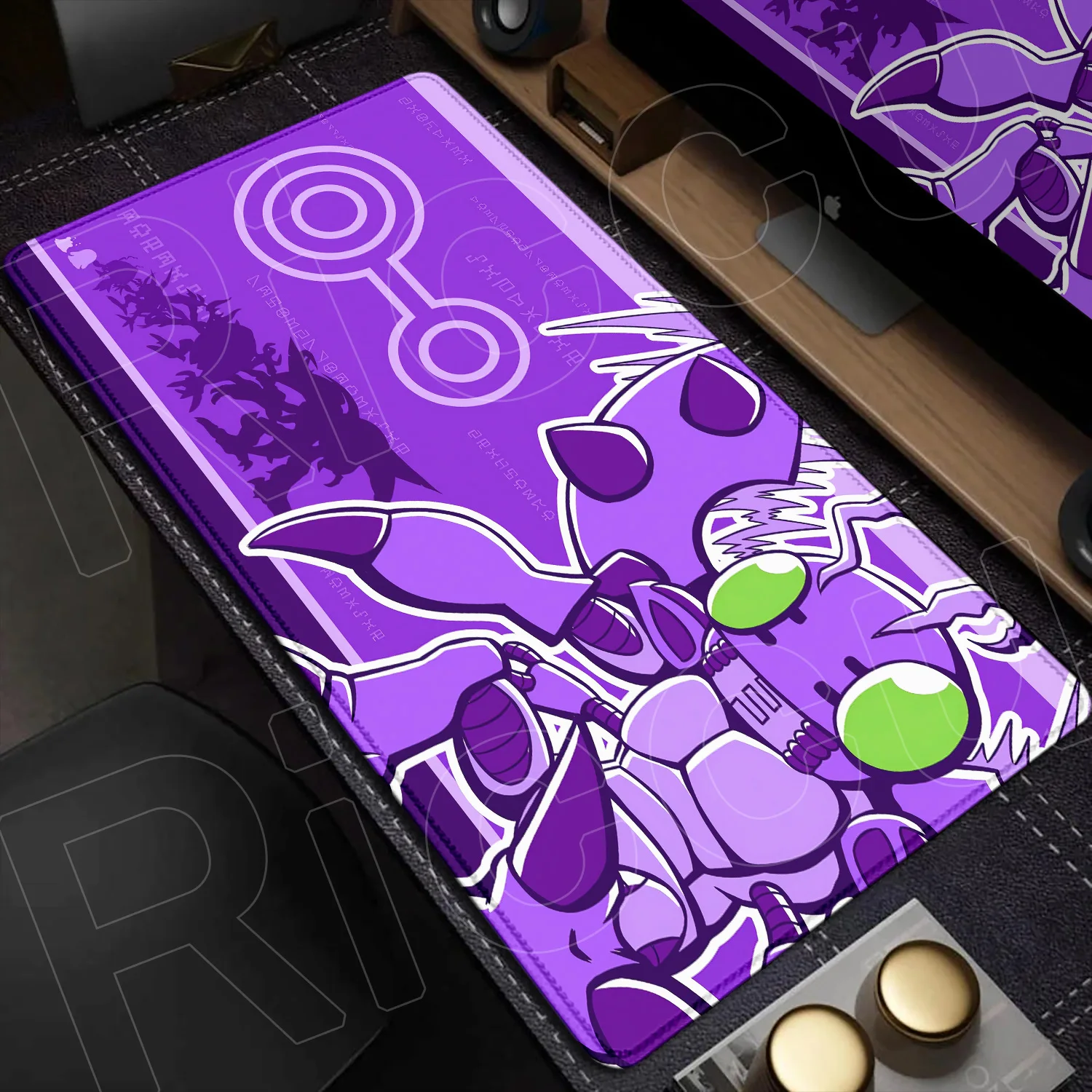 اليابان أنيمي ماوس لطيف Gabumon سرعة لوحة المفاتيح حصيرة 90X40 سنتيمتر المطاط عدم الانزلاق قاعدة الجدول الوسادة D-Digimon محمول ألعاب مكتب السجاد